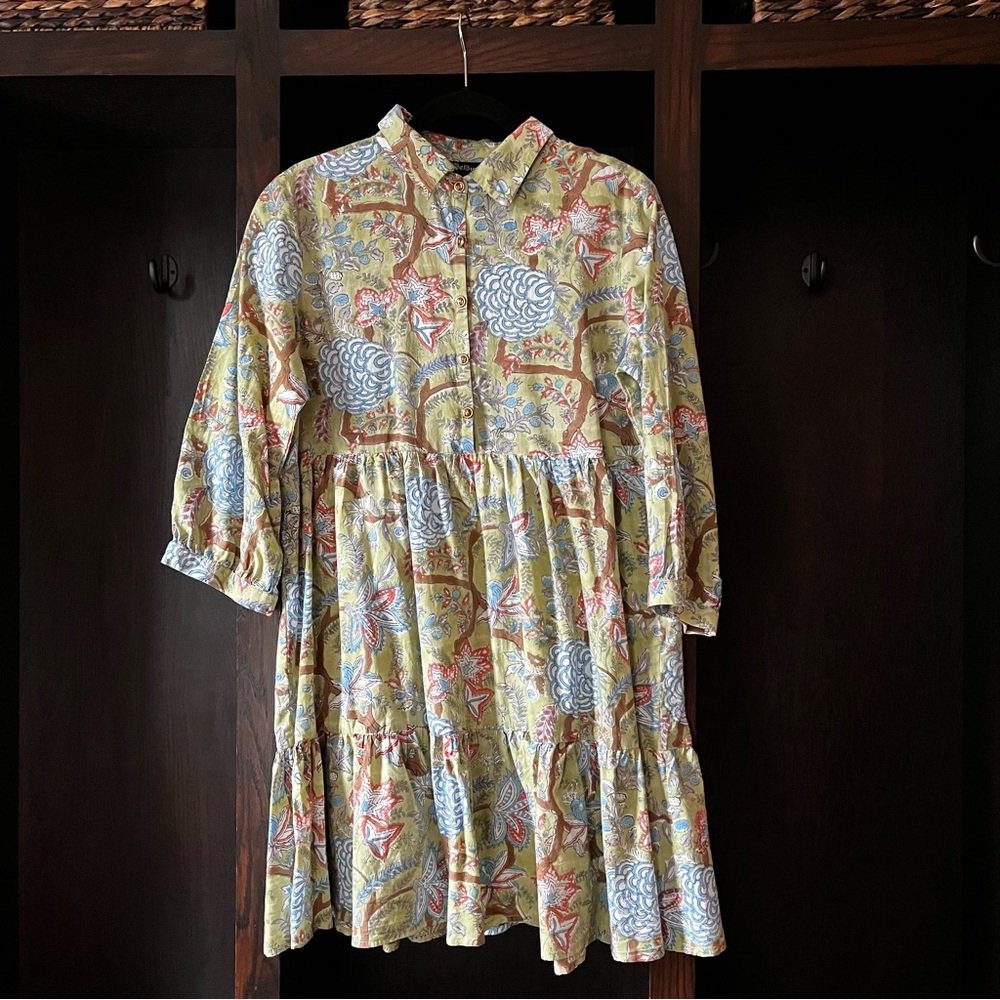Floral Button-Up Dress